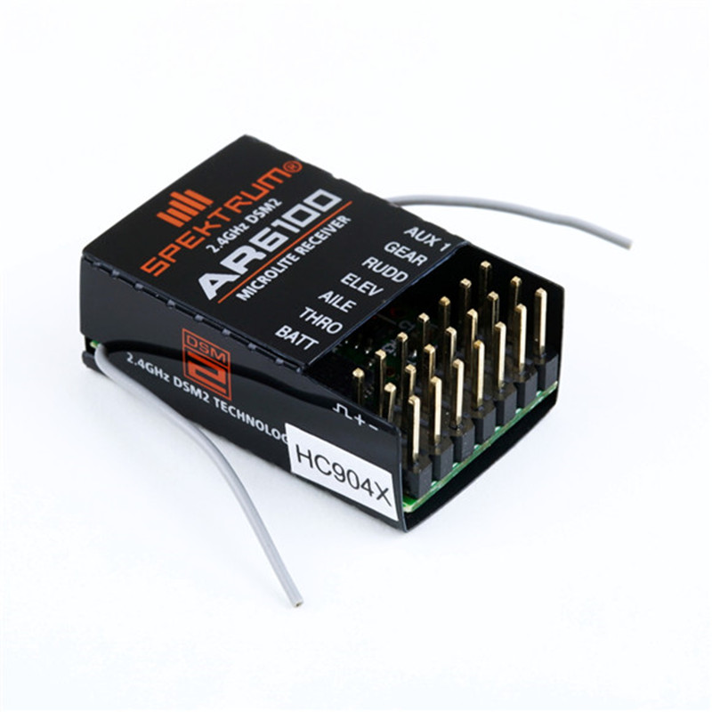 AR6100 DSM2 6CH 2.4GHz Receive - Drone Battery Connector のレビューと価格