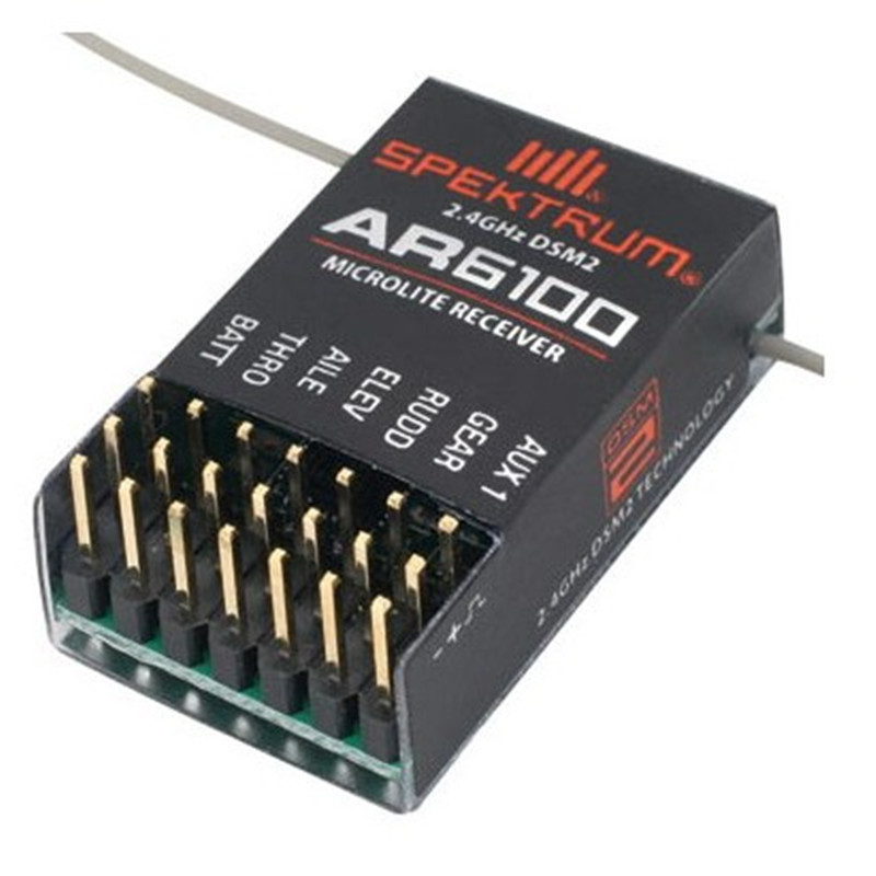 AR6100 DSM2 6CH 2.4GHz Receive - Drone Battery Connector のレビューと価格