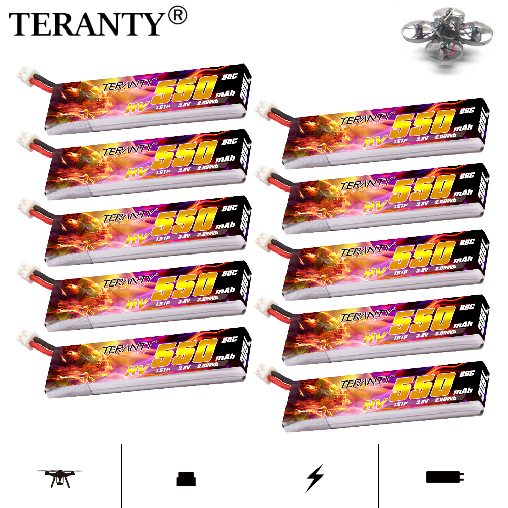 TERANTY HV 1S 3.8V 550mAh 80C/ - Drone Battery Lipo のレビューと価格