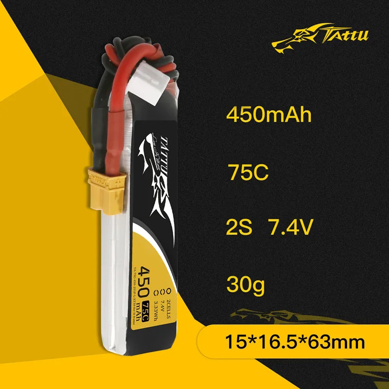3Pcs NEW TATTU 450/500/550mAh  - Drone Battery Plate のレビューと価格