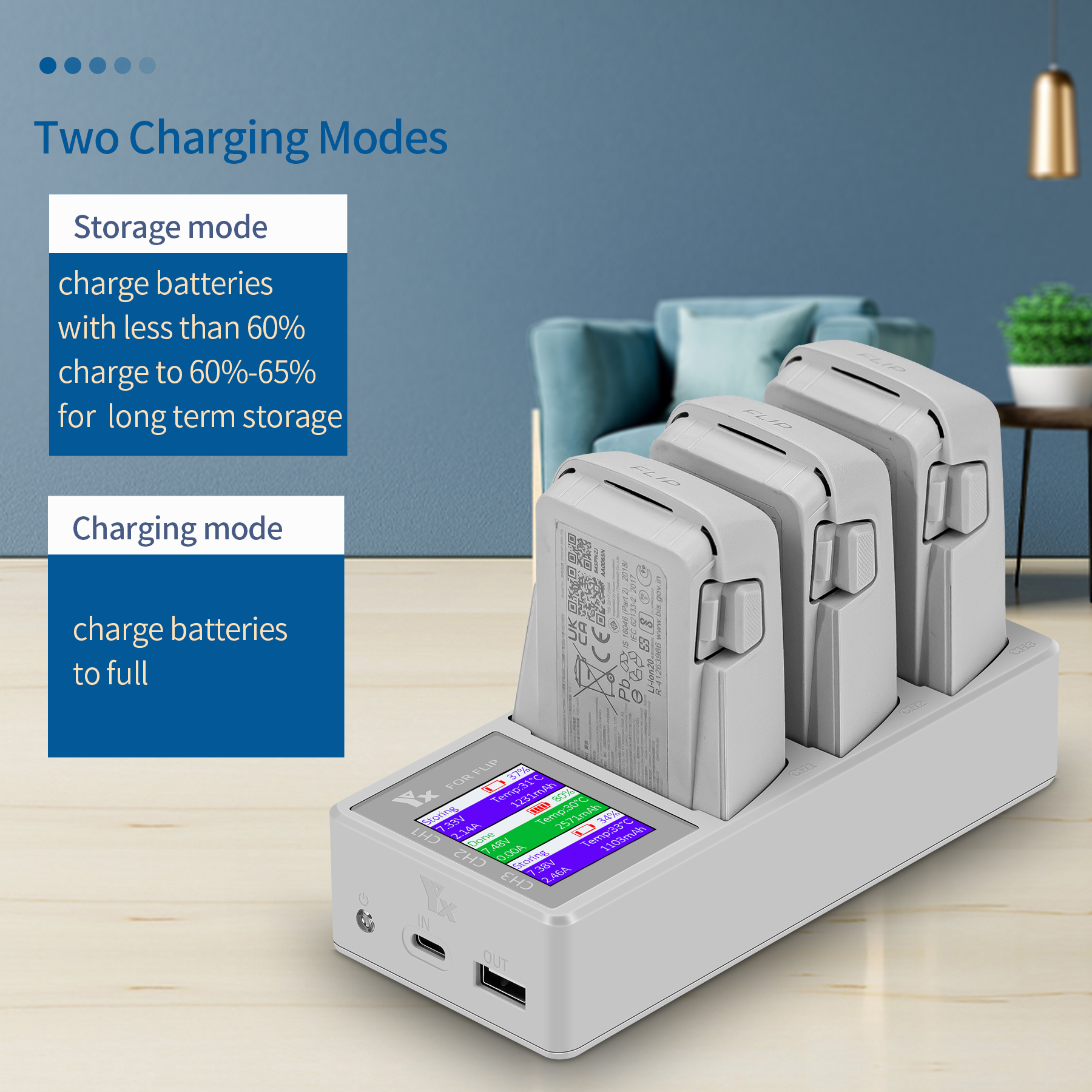 3 IN 1 Battery Charger For DJI - Drone Battery Parallel Board のレビューと価格