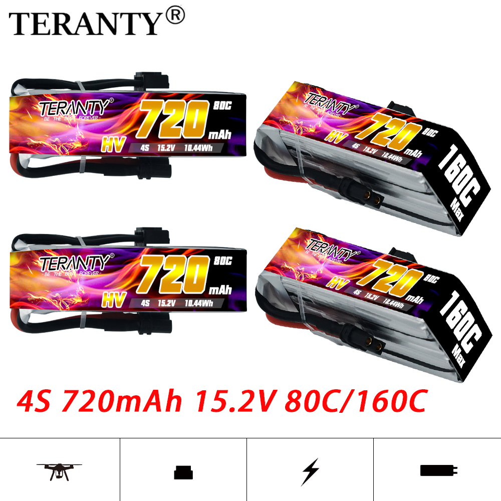 TERANTY 720mAh 4S 15.2V HV Lip - Drone Battery Plate のレビューと価格