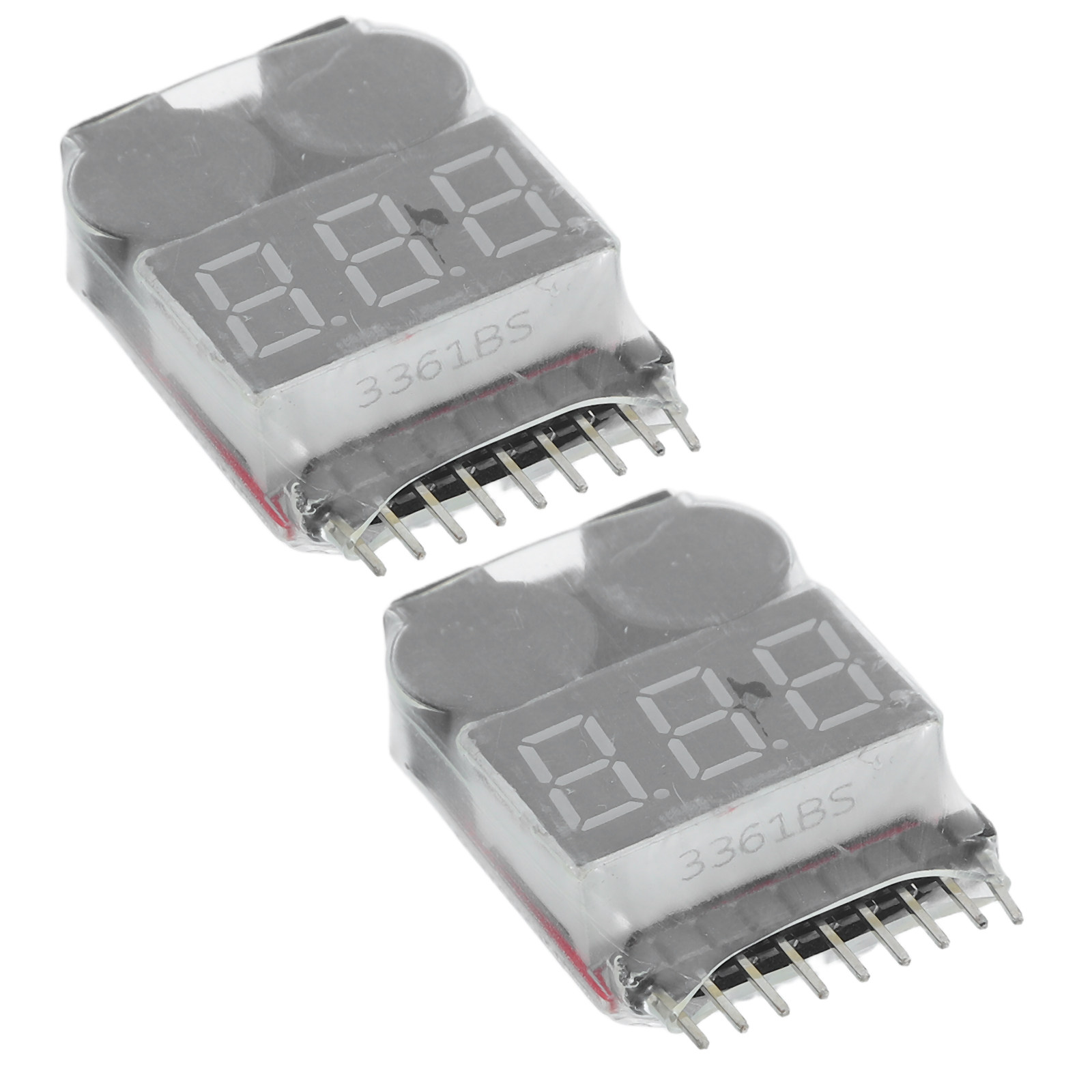 2Pcs Battery Monitor Checker L - Drone Battery Voltage Checker のレビューと価格