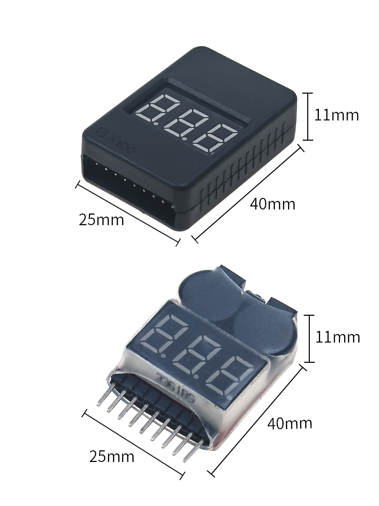 1-8S Battery Voltage Tester Al - Drone Battery Alarm のレビューと価格