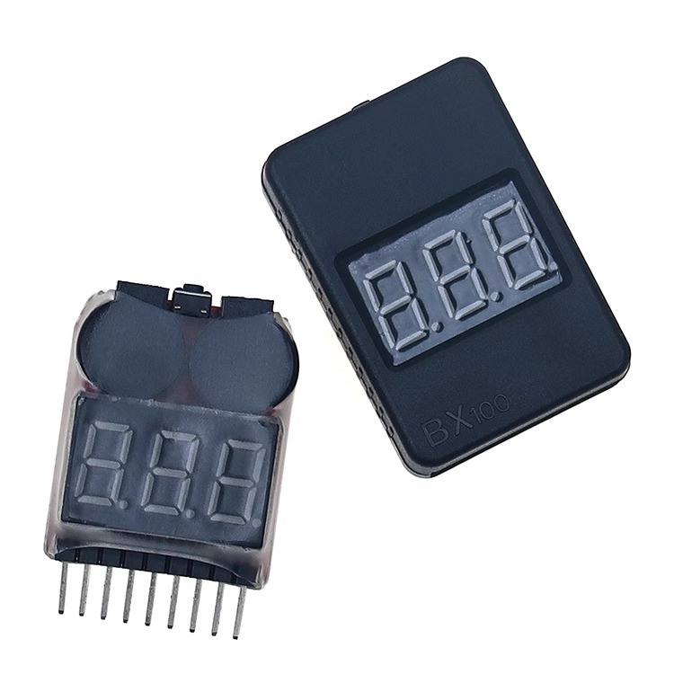 1-8S Battery Voltage Tester Al - Drone Battery Alarm のレビューと価格