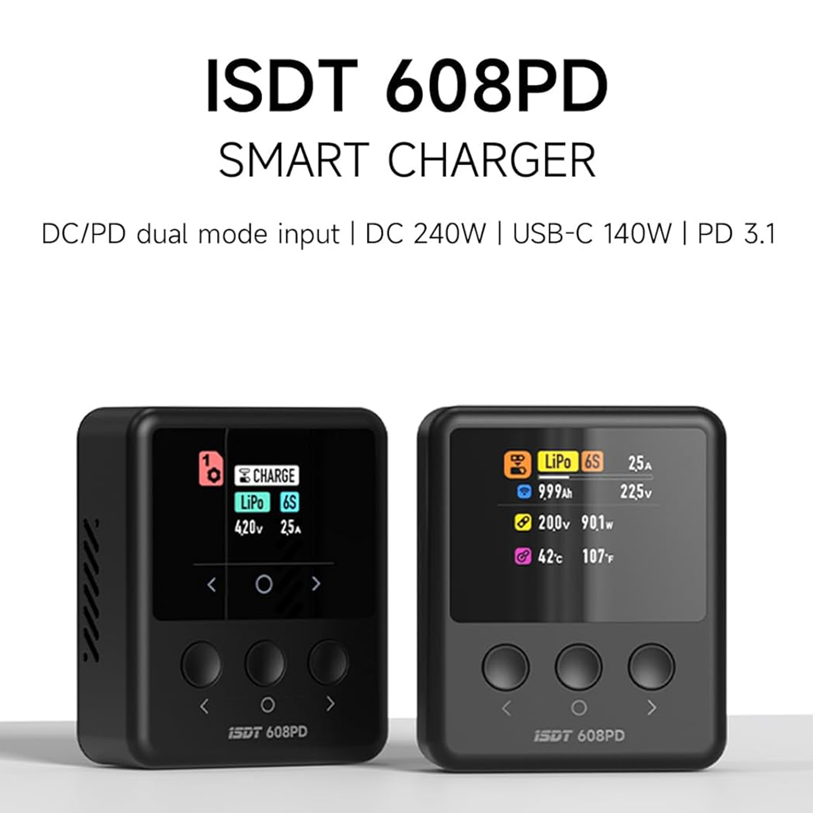 ISDT 608PD Smart Balance Charg - Drone Battery 6S のレビューと価格
