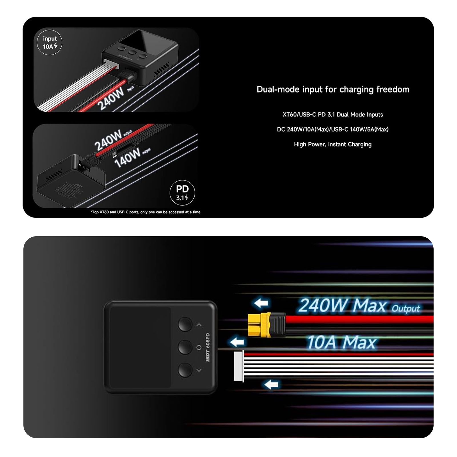 ISDT 608PD Smart Balance Charg - Drone Battery 6S のレビューと価格