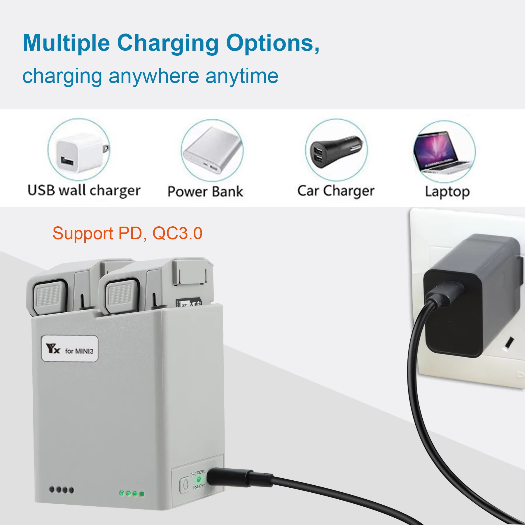 For DJI Mini 3Pro/4Pro Battery - Drone Battery Balance Charger のレビューと価格