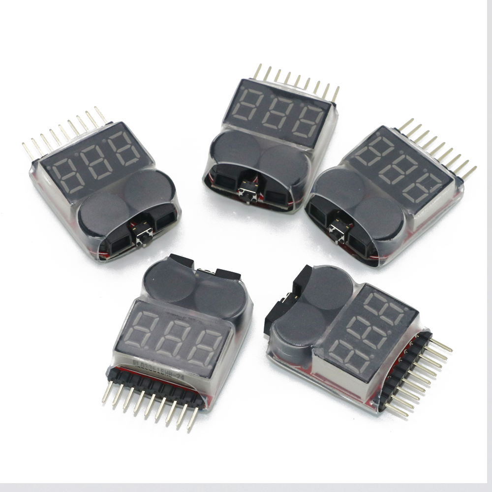 Lipo Battery Voltage Tester vo - Drone Battery Alarm のレビューと価格