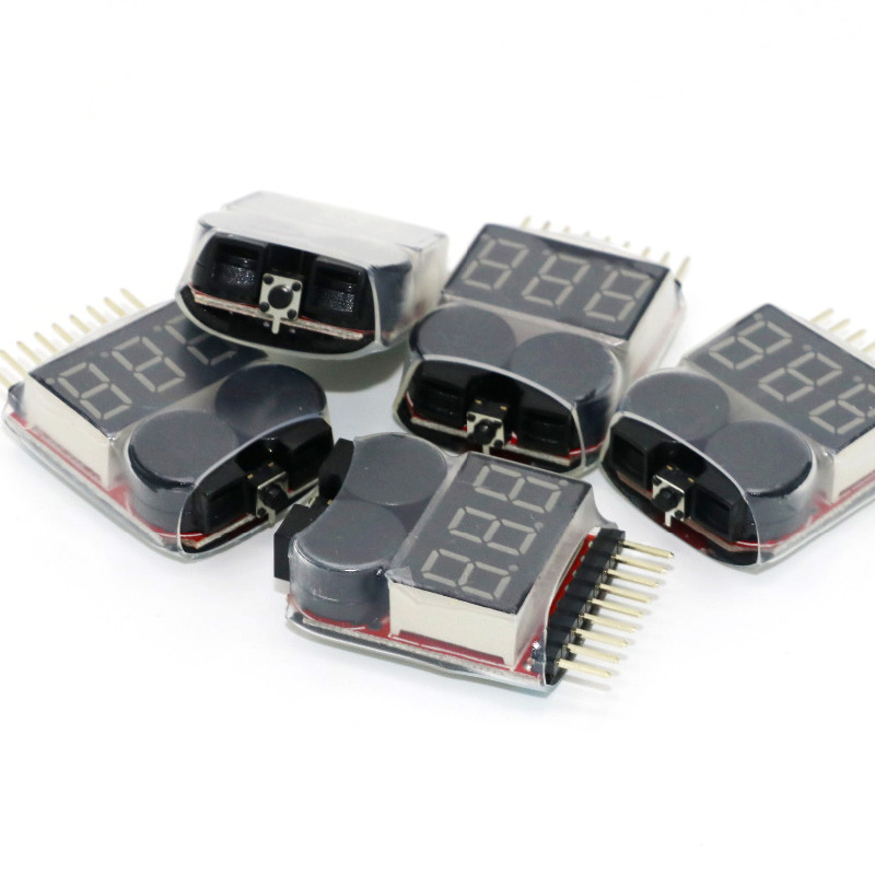 Lipo Battery Voltage Tester vo - Drone Battery Alarm のレビューと価格