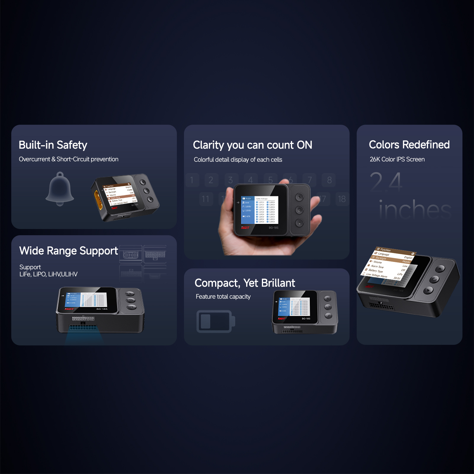ISDT BG-18S Smart Battery Chec - Drone Battery Voltage Checker のレビューと価格