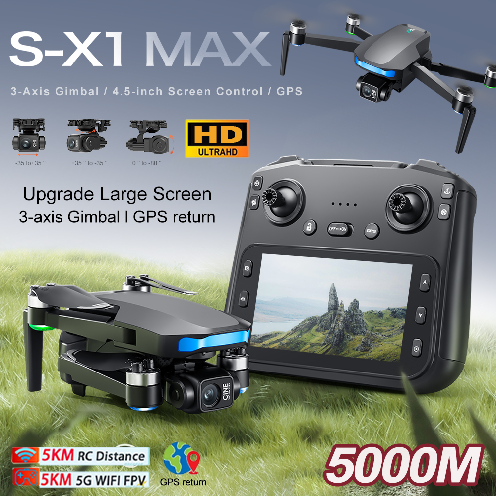 New S-X1 MAX Drone GPS 8K Prof - Drone Battery Box のレビューと価格