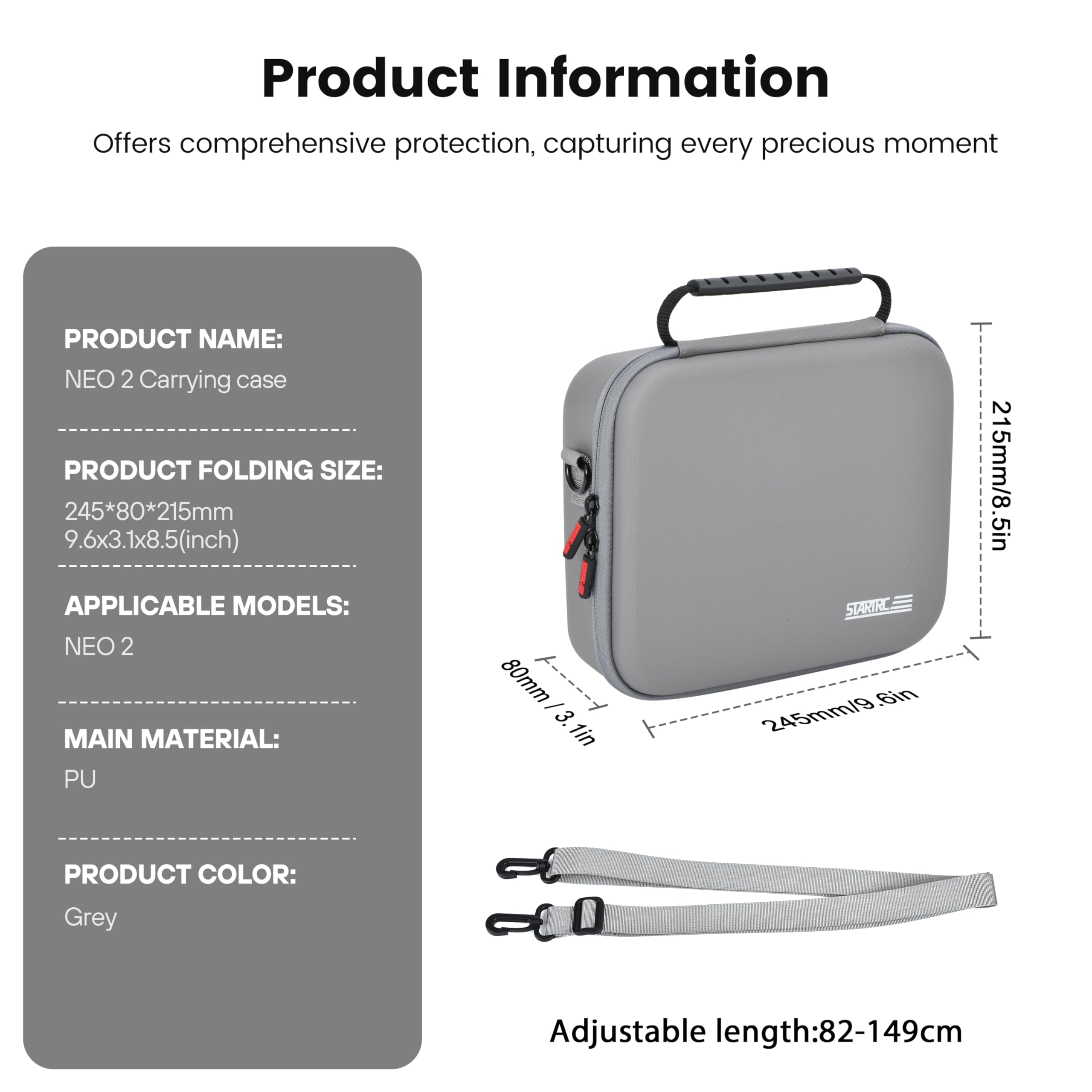 Neo 2 Portable PU Shoulder Bag - Drone Battery Bag のレビューと価格