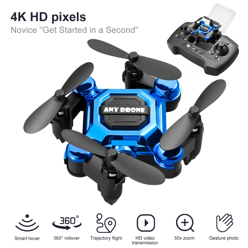 4K Camera HD RC Drone Fold Rem - Drone Battery Smart のレビューと価格