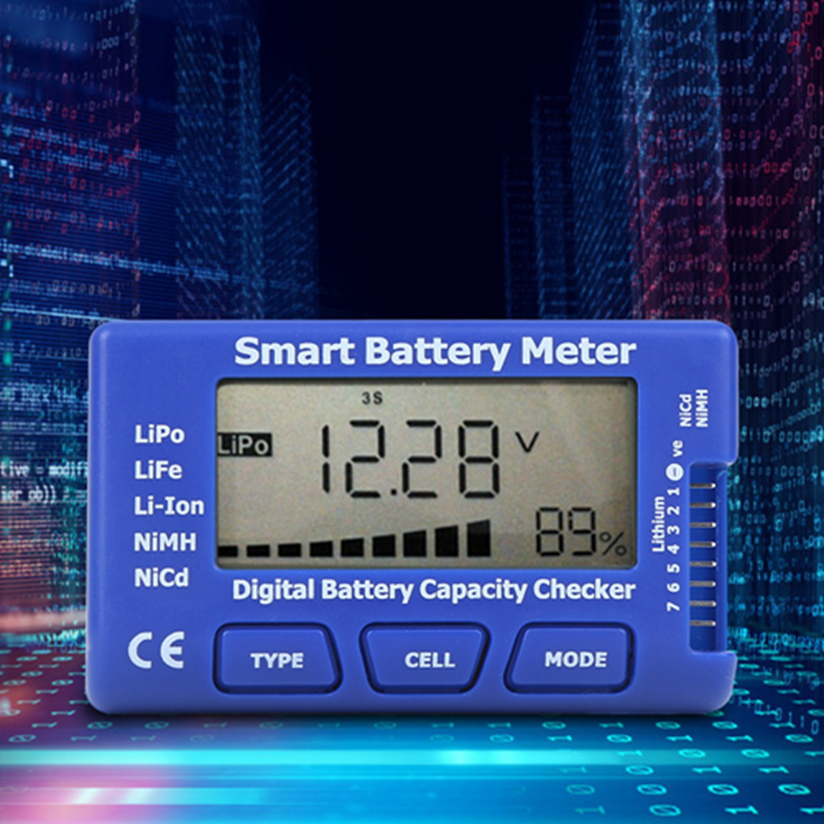 5‑In‑1 Intelligent Digital Bat - Drone Battery Voltage Checker のレビューと価格