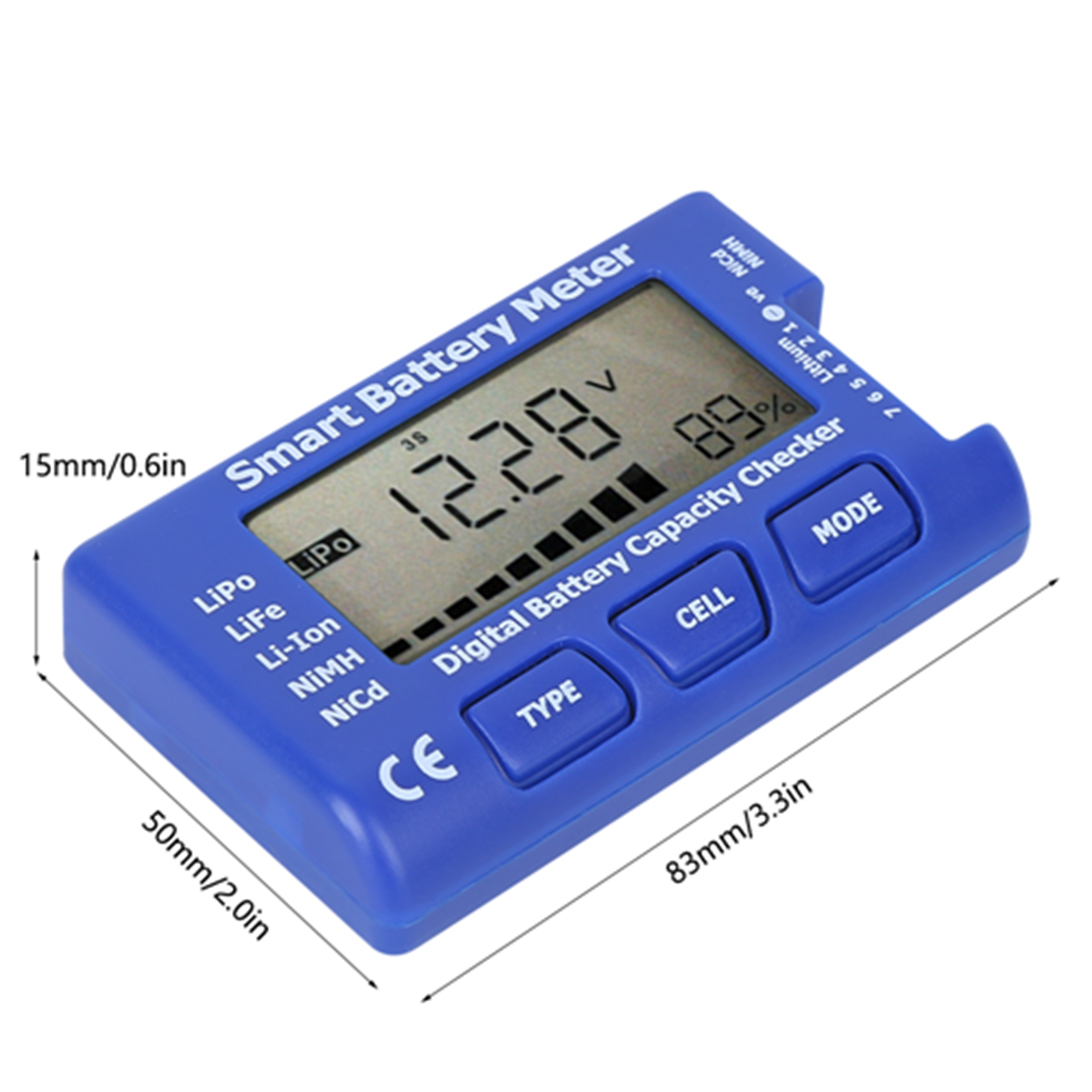 5‑In‑1 Intelligent Digital Bat - Drone Battery Voltage Checker のレビューと価格