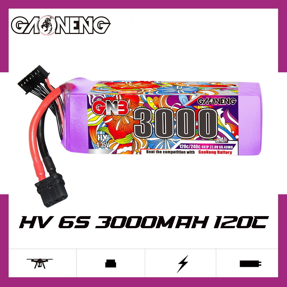 GNB Lipo Battery 6S 22.8V 3000 - Drone Battery Lipo のレビューと価格