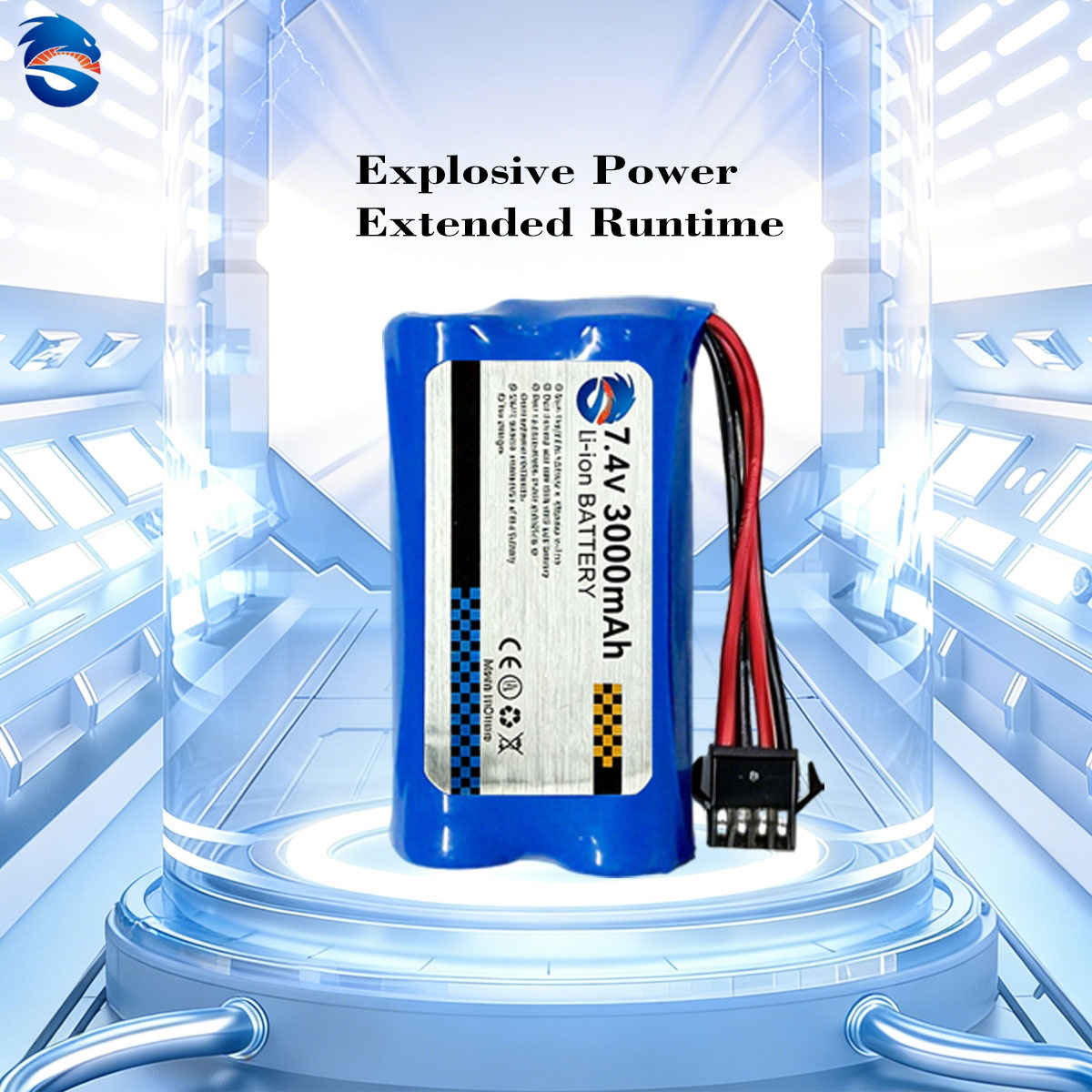 Skymaker 7.4V 3000mAh 2S Li-Io - Drone Battery Li-Ion のレビューと価格