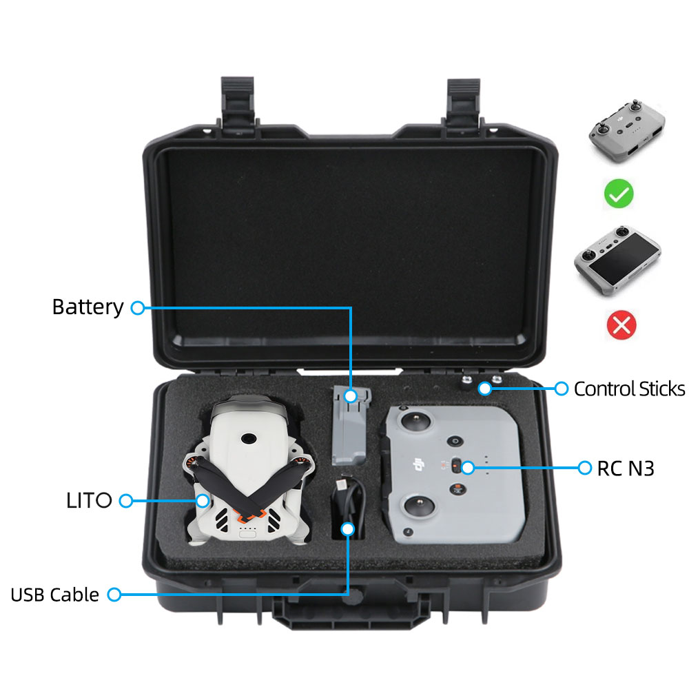 Portable Carrying Case for DJI - Drone Battery Bag のレビューと価格