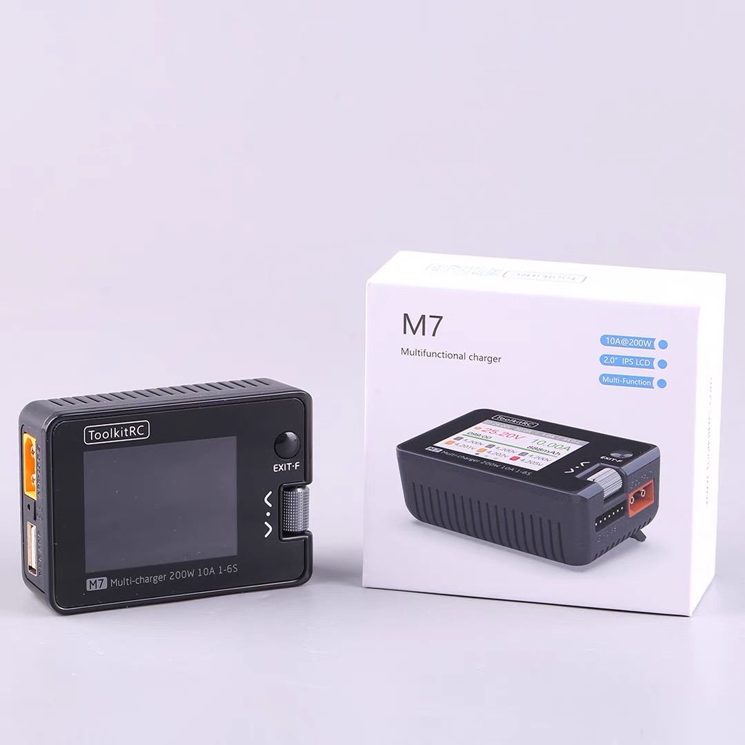For ToolkitRC M7 200W 10A DC C - Drone Battery Voltage Checker のレビューと価格