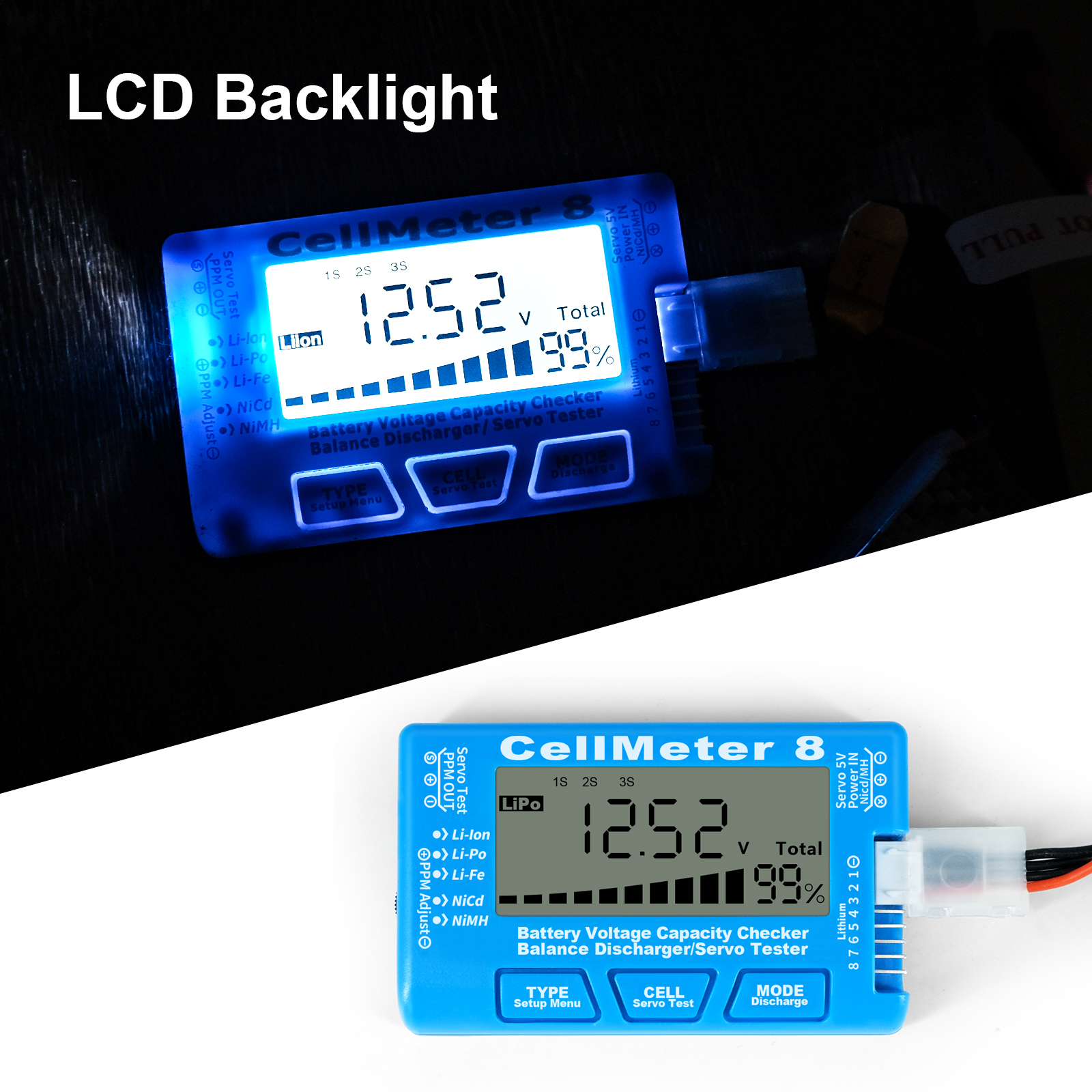 Rc Cellmeter-8 Digital Battery - Drone Battery Voltage Checker のレビューと価格