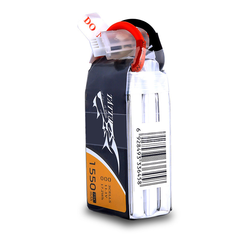 TATTU 3S 11.1V 1550mAh 75C LiP - Drone Battery 3S のレビューと価格