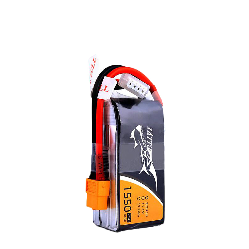TATTU 3S 11.1V 1550mAh 75C LiP - Drone Battery 3S のレビューと価格