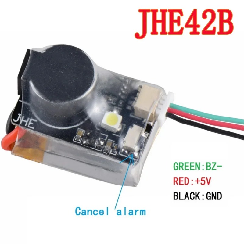 JHEMCU JHE42B/ JHE42B_S Finder - Drone Battery Alarm のレビューと価格