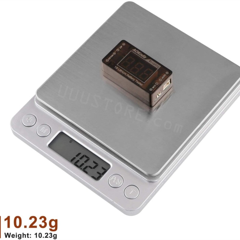 AOKoda AOK-041 1S LiPo Battery - Drone Battery Voltage Checker のレビューと価格